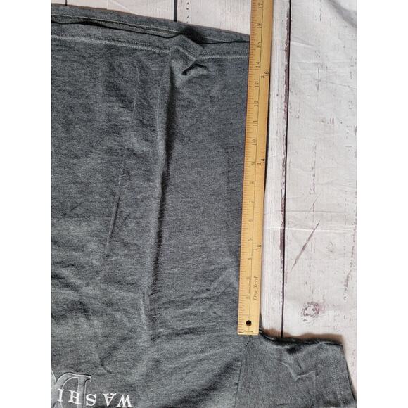 Vintage Washington DC Spell Out Embroidered Dark Gray T-Shirt Size XL - Picture 4 of 6